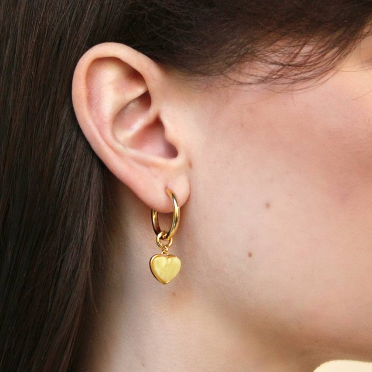 Silver earrings with amber E22037ZM Silver earrings with amber E22037ZM