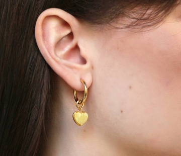 Silver earrings with amber E22037ZM Silver earrings with amber E22037ZM