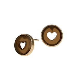 Серебряные серьги с янтарём E9230ZK