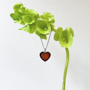 Кулон серебряный с янтарём P9168RV