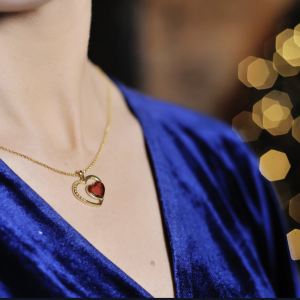 Кулон серебряный с янтарём P9168-1ZK