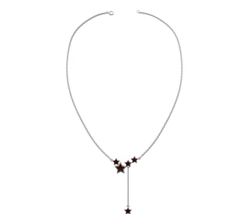 Колье серебряное с янтарём N10010-3SV