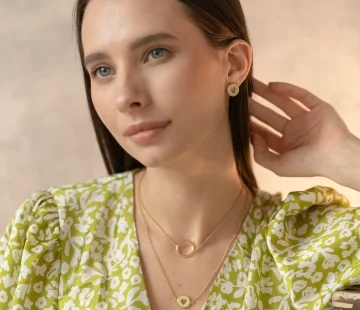 Колье серебряное с янтарём N9477ZM Колье серебряное с янтарём N9477ZM