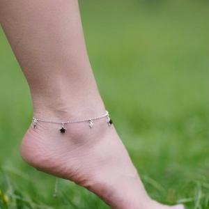 Анклет серебрянй с янтарём LW10024RV Анклет серебрянй с янтарём LW10024RV