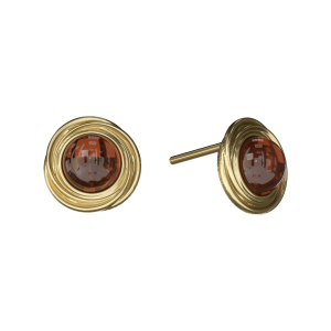 Серебряные серьги с янтарём Серьги E21036ZK