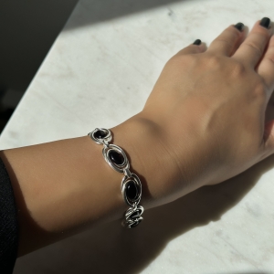 Браслет серебряный с янтарём W20041SV Браслет серебряный с янтарём W20041SV