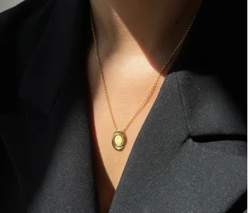 Колье серебряное с янтарём N20041ZM Колье серебряное с янтарём N20041ZM