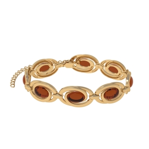 Браслет серебряный с янтарём W20041ZK Браслет серебряный с янтарём W20041ZK