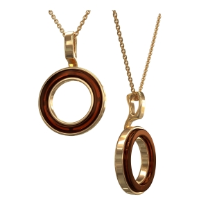 Кулон серебряный с янтарём P9114ZK Кулон серебряный с янтарём P9114ZK