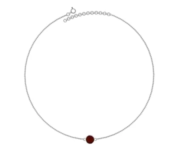 Колье серебряное с янтарём N20002RV Колье серебряное с янтарём N20002RV
