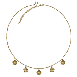 Колье серебряное с янтарём N21005ZM