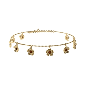 Анклет серебрянй с янтарём LW20006ZK Анклет серебрянй с янтарём LW20006ZK